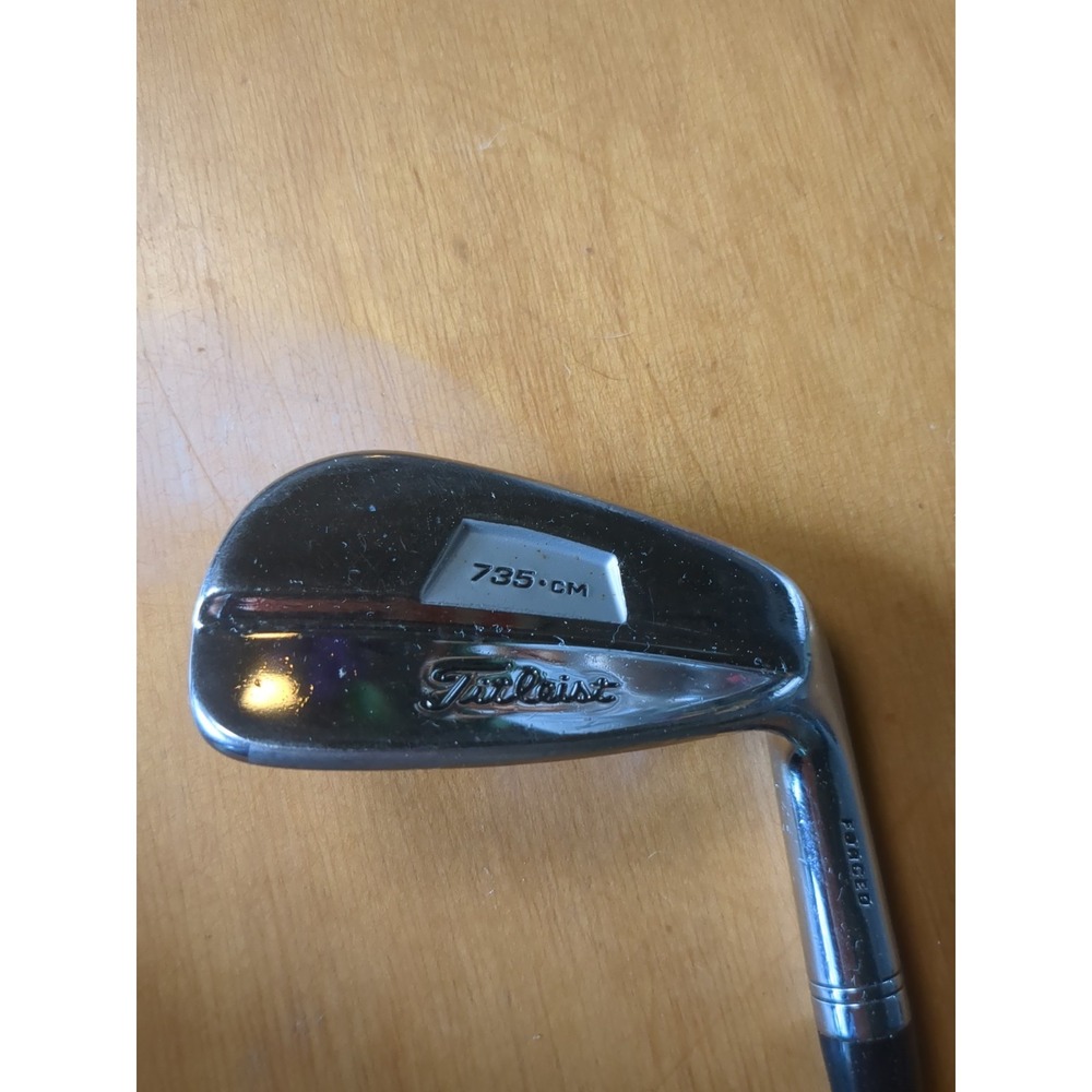 Titleist 735 CM Chrome Single 8 Iron True Temper Dynamic Gold S300 Stiff Mens RH